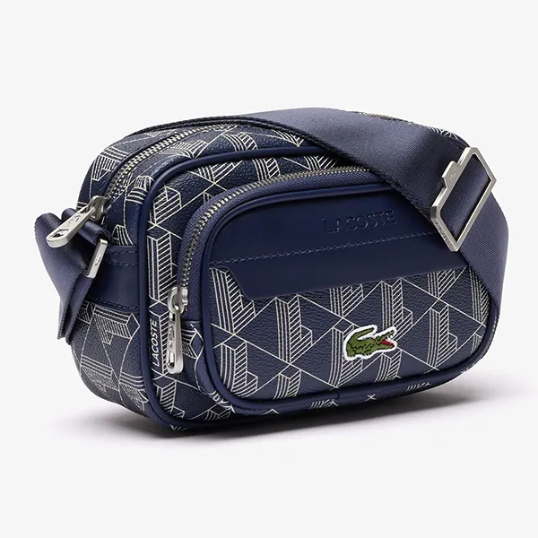 Túi Đeo Vai Nam Lacoste The Blend Small Reporter Shoulder Bag NH4418BG M83 Màu Xanh Navy