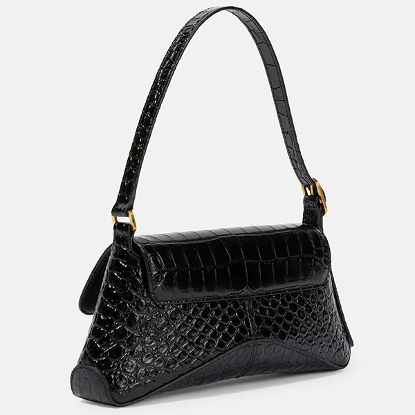 Túi Đeo Vai Nữ Balenciaga XX Flap Small Leather Shoulder Bag Màu Đen