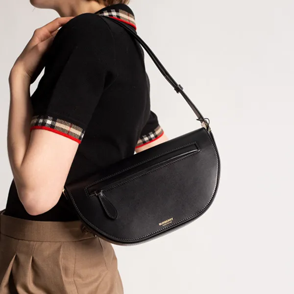 Túi Đeo Vai Nữ Burberry Olympia Small Shoulder Bag 8036381 Màu Đen