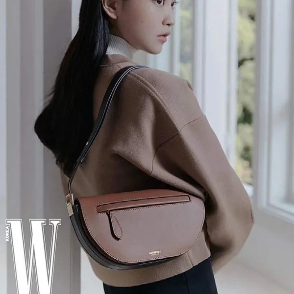 Túi Đeo Vai Nữ Burberry Shoulder Bag 80514881 Màu Nâu Đậm