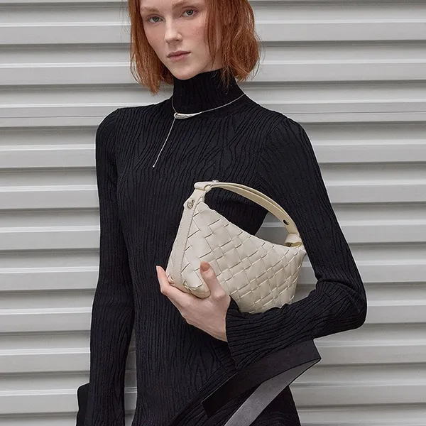 Túi Đeo Vai Nữ Charles & Keith CNK Ivette Woven Shoulder Bag Cream CK2-20151510 Màu Trắng Kem - Túi xách - Vua Hàng Hiệu