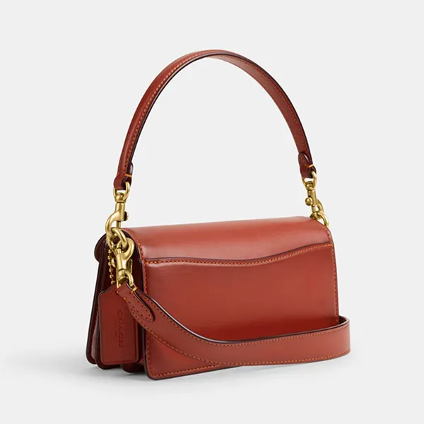 Túi Đeo Vai Nữ Coach Tabby Shoulder Bag 20 In Signature Canvas CY200 Màu Nâu Be
