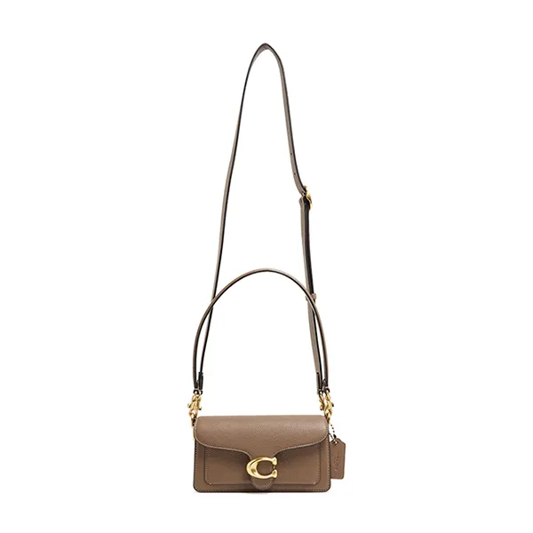 Túi Đeo Vai Nữ Coach Tabby Shoulder Bag 20 In Signature CM546 Dark Stone Màu Xám Nâu - Túi xách - Vua Hàng Hiệu