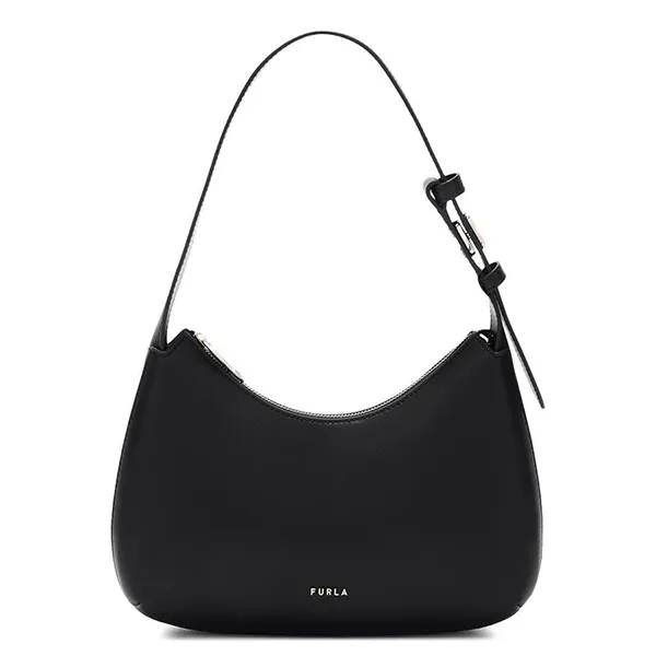 Túi Đeo Vai Nữ Furla Febe Leather Shoulder Bag Màu Đen - Túi xách - Vua Hàng Hiệu
