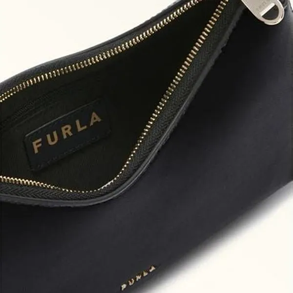 Túi Đeo Vai Nữ Furla Febe Leather Shoulder Bag Màu Đen - Túi xách - Vua Hàng Hiệu
