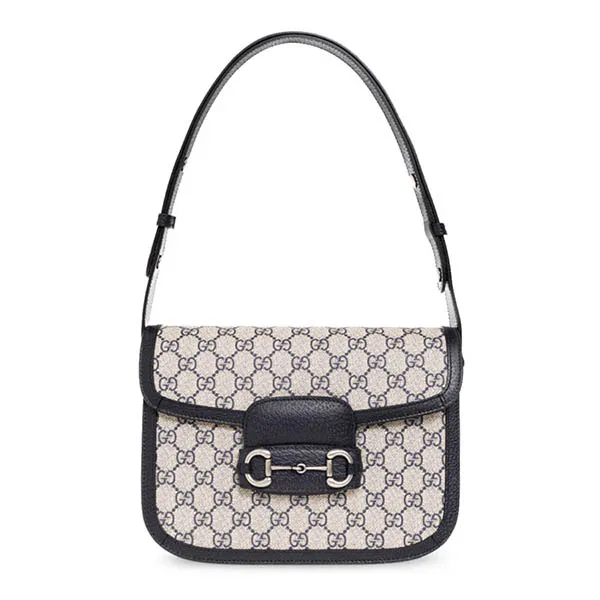 Túi Đeo Vai Nữ Gucci 1955 Horsebit GG-Supreme Phối Màu