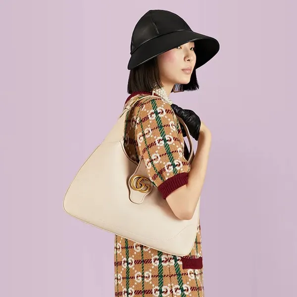 Túi Đeo Vai Nữ Gucci Aphrodite Medium Shoulder Bag White Màu Trắng - Túi xách - Vua Hàng Hiệu