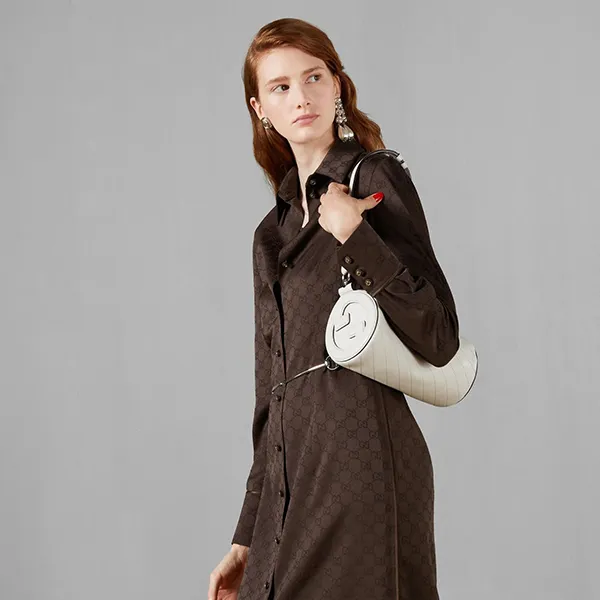 Túi Đeo Vai Nữ Gucci Blondie Small Shoulder Bag White 760169-AACPY-9022 Màu Trắng - Túi xách - Vua Hàng Hiệu