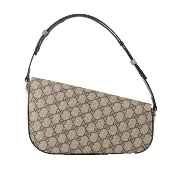 Túi Đeo Vai Nữ Gucci Horsebit 1955 Shoulder Bag Màu Xám - Túi xách - Vua Hàng Hiệu