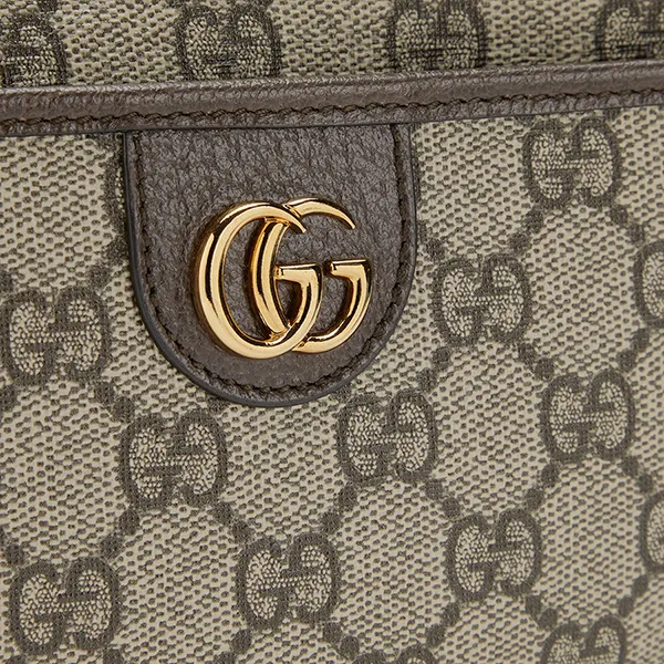Túi Đeo Vai Nữ Gucci Ophidia Super Mini Shoulder Bag 772308 K9GSG 8367 Màu Nâu Be - Túi xách - Vua Hàng Hiệu
