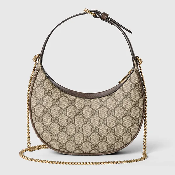 Túi Đeo Vai Nữ Gucci Ophidia Super Mini Shoulder Bag 772308 K9GSG 8367 Màu Nâu Be - Túi xách - Vua Hàng Hiệu
