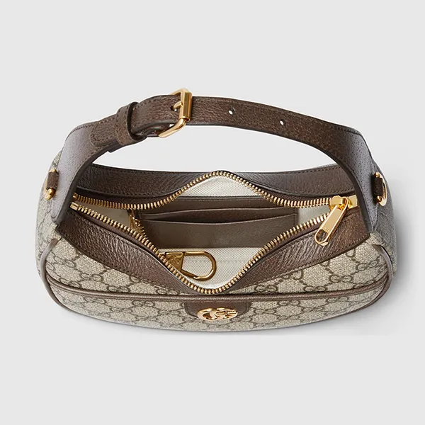Túi Đeo Vai Nữ Gucci Ophidia Super Mini Shoulder Bag 772308 K9GSG 8367 Màu Nâu Be - Túi xách - Vua Hàng Hiệu