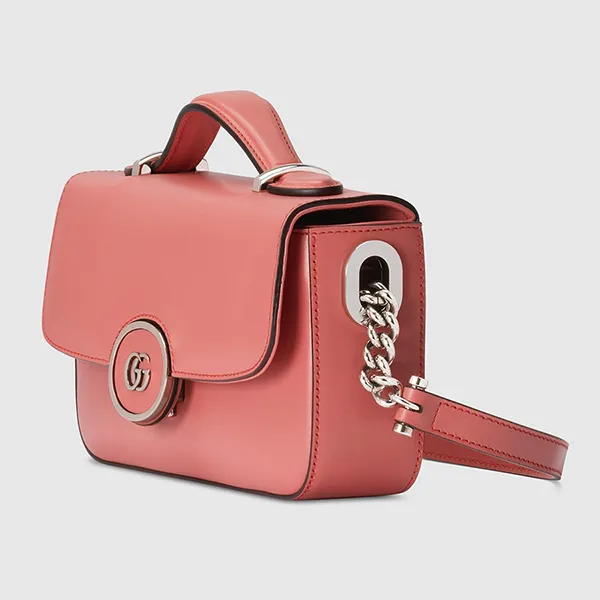 Túi Đeo Vai Nữ Gucci Petite GG Mini Shoulder Bag 739722 AABSG 6701 Màu Hồng - Túi xách - Vua Hàng Hiệu