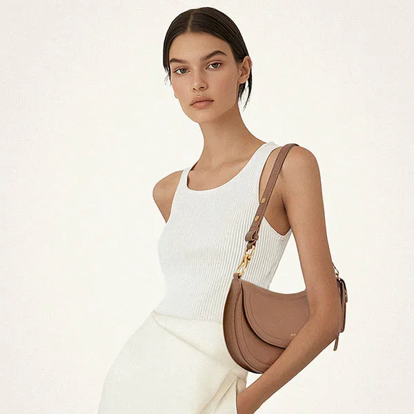 Túi Đeo Vai Nữ JW Pei Ashlie Crossbody Bag Brown Màu Nâu