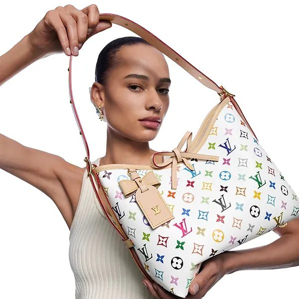 Túi Đeo Vai Nữ Louis Vuitton CarryAll PM LV x TM M13661 Màu Trắng - Túi xách - Vua Hàng Hiệu