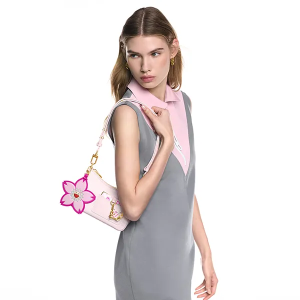 Túi Đeo Vai Nữ Louis Vuitton Marellini LV x TM Bag M13101 Màu Hồng - Túi xách - Vua Hàng Hiệu