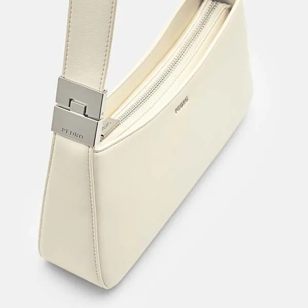 Túi Đeo Vai Nữ Pedro Jatte Shoulder Bag PW2-75210161 Chalk Màu Trắng - Túi xách - Vua Hàng Hiệu