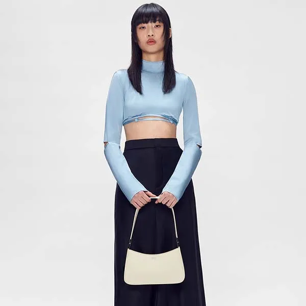 Túi Đeo Vai Nữ Pedro Jatte Shoulder Bag PW2-75210161 Chalk Màu Trắng - Túi xách - Vua Hàng Hiệu