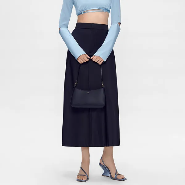 Túi Đeo Vai Nữ Pedro Jatte Trapezoid Shoulder Bag PW2-75210161 Black Màu Đen