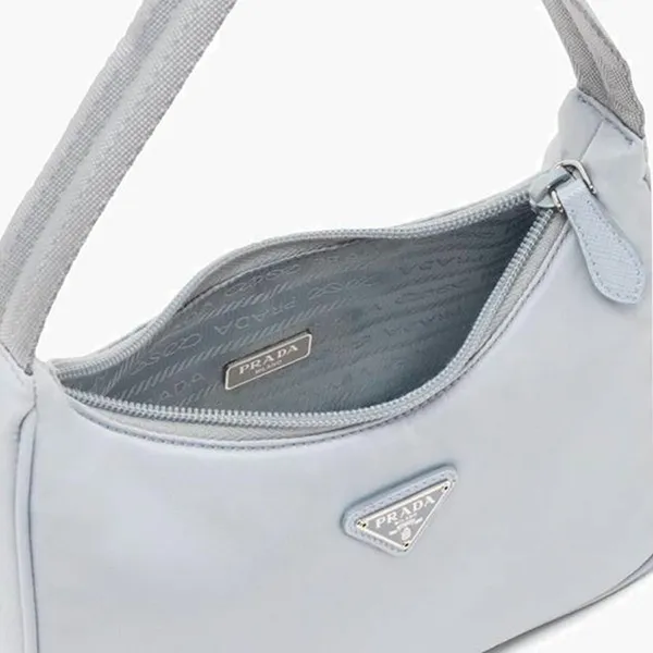 Túi Đeo Vai Nữ Prada Re-Edition 2000 Re-Nylon Mini Bag Màu Xanh Nhạt - Túi xách - Vua Hàng Hiệu