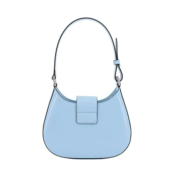 Túi Đeo Vai Nữ Self-Portrait Bow Curved Zipped Mini Shoulder Bag Màu Xanh Dương - Túi xách - Vua Hàng Hiệu