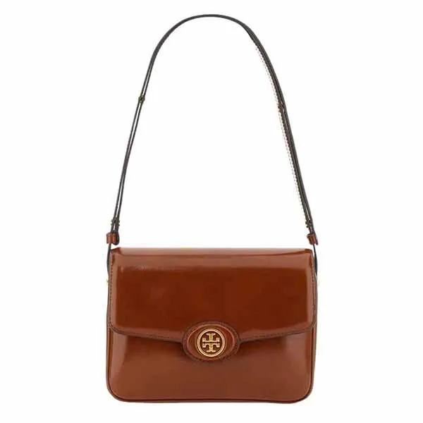 Túi Đeo Vai Nữ Tory Burch Robinson Spazzolato Convertible Shoulder Bag Màu Nâu - Túi xách - Vua Hàng Hiệu