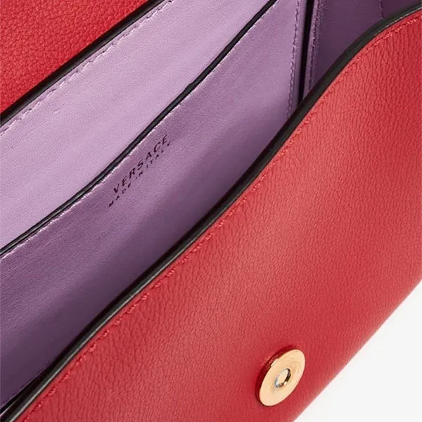 Túi Đeo Vai Nữ Versace La Medusa Small Shoulder Bag Màu Đỏ