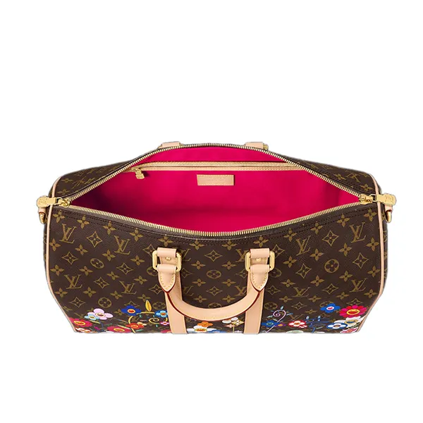 Túi Đựng Đồ Louis Vuitton LV x TM Keepall Bandoulière 45 M14182 Màu Nâu