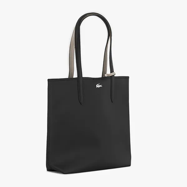 Túi Tote Nữ Lacoste Women's Anna Reversible Tote With Removable Pouch NF4282AA A91 Màu Đen