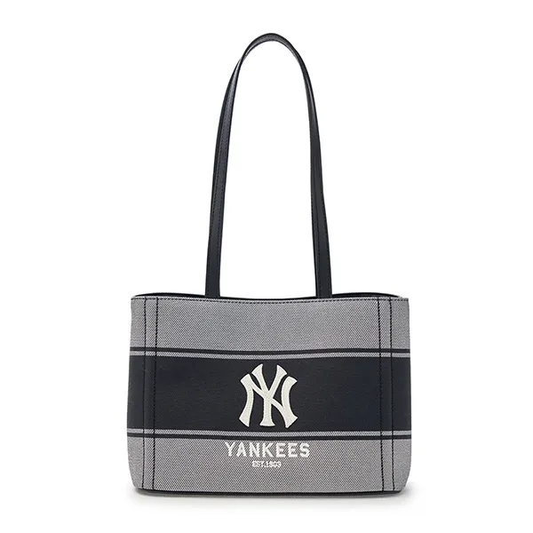 Túi Tote MLB Varsity Lettering Canvas Tote Bag New York Yankees 3ABQB015N-50BKS Màu Đen