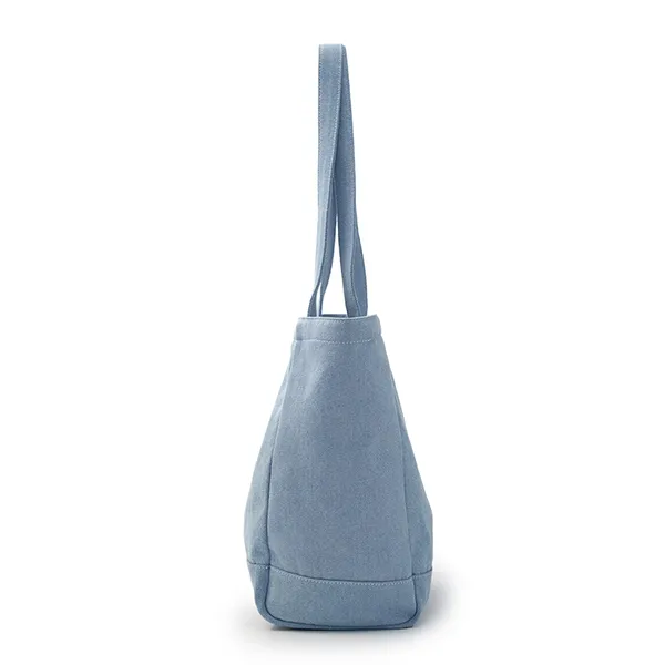 Túi Tote MLB Vintage Lettering Denim Shopper Bag LA Dodger 3AORV025N-07SBL Màu Xanh Blue - Túi xách - Vua Hàng Hiệu