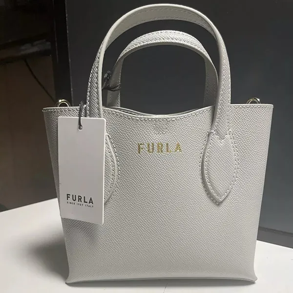 Túi Tote Nữ Furla Era Mini Leather Light Grey Màu Ghi Xám