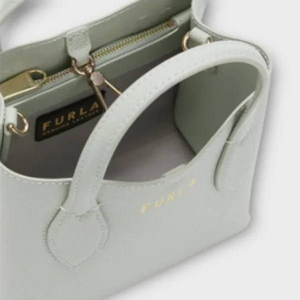 Túi Tote Nữ Furla Era Mini Leather Light Grey Màu Ghi Xám