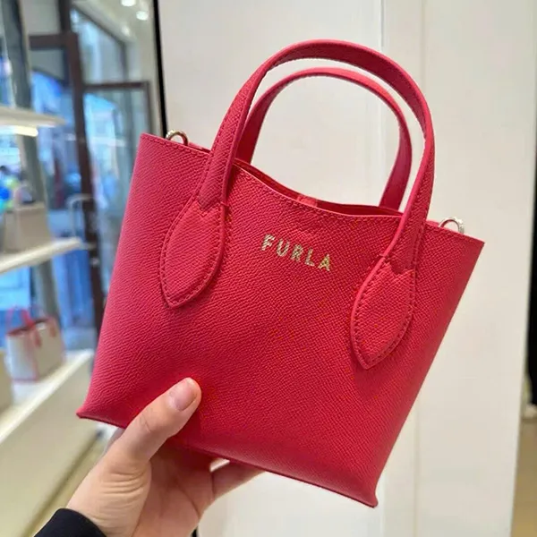 Túi Tote Nữ Furla Outlet Era Mini Leather Màu Đỏ