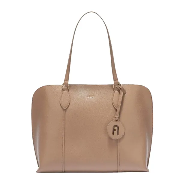 Túi Tote Nữ Furla Vittoria Bag M Màu Beige - Túi xách - Vua Hàng Hiệu