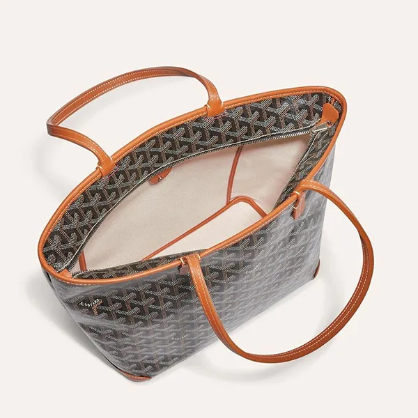 Túi Tote Nữ Goyard Artois PM Tote Bag Màu Đen Nâu N-QL - Túi xách - Vua Hàng Hiệu