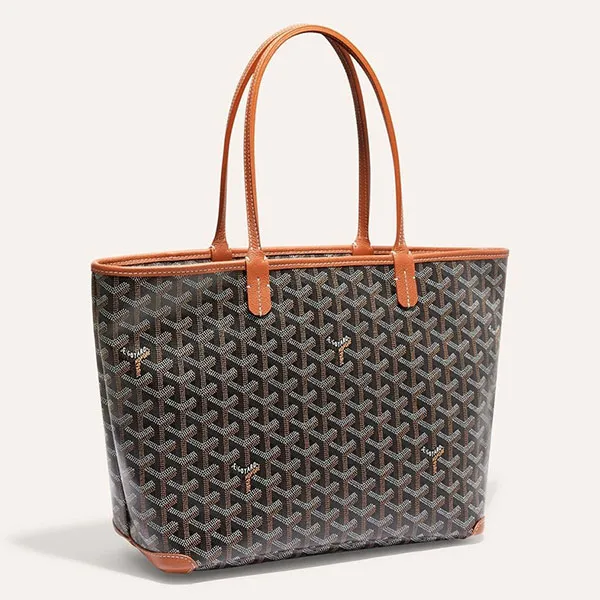 Túi Tote Nữ Goyard Artois PM Tote Bag Màu Đen Nâu N-QL - Túi xách - Vua Hàng Hiệu