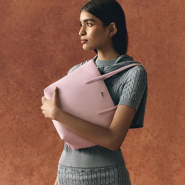 Túi Tote Nữ Lacoste Small L.12.12 Concept Pink Lady Bags NF2037PO Q49 Màu Hồng Nhạt