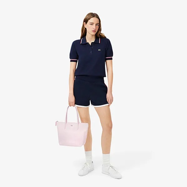Túi Tote Nữ Lacoste Small L.12.12 Concept Pink Lady Bags NF2037PO Q49 Màu Hồng Nhạt