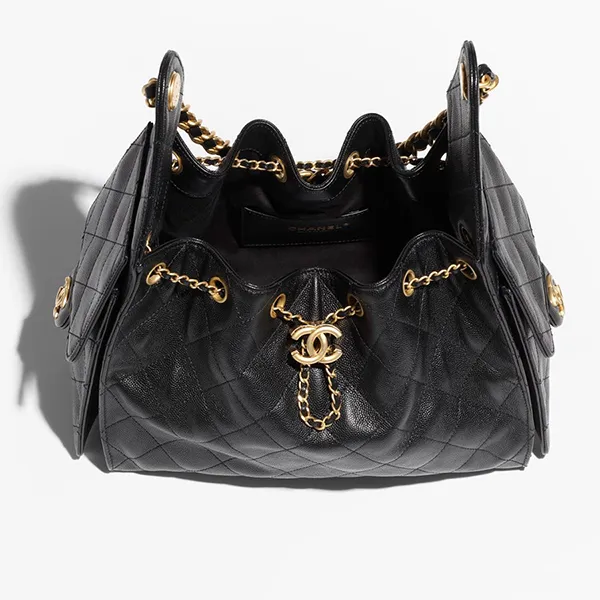 Túi Xách Nữ Chanel Small Hobo Bag Black Caviar Antique Gold Hardware Màu Đen - Túi xách - Vua Hàng Hiệu