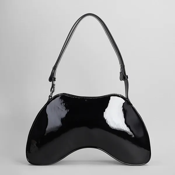 Túi Xách Nữ Diesel Borsa A Spalla Play In Poliuretano Nero X09100P6255T8013 Màu Đen - Túi xách - Vua Hàng Hiệu