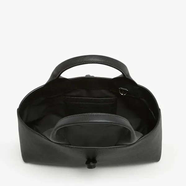 Túi Xách Nữ Longchamp Leather Le Roseau Baguette Bag Black Màu Đen - Túi xách - Vua Hàng Hiệu