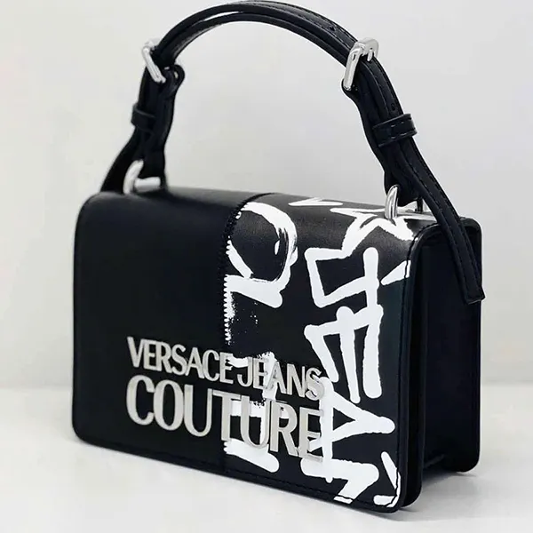 Túi Xách Nữ Versace Jeans Couture Shoulder Bag 75VA4BP2 Màu Đen Họa Tiết