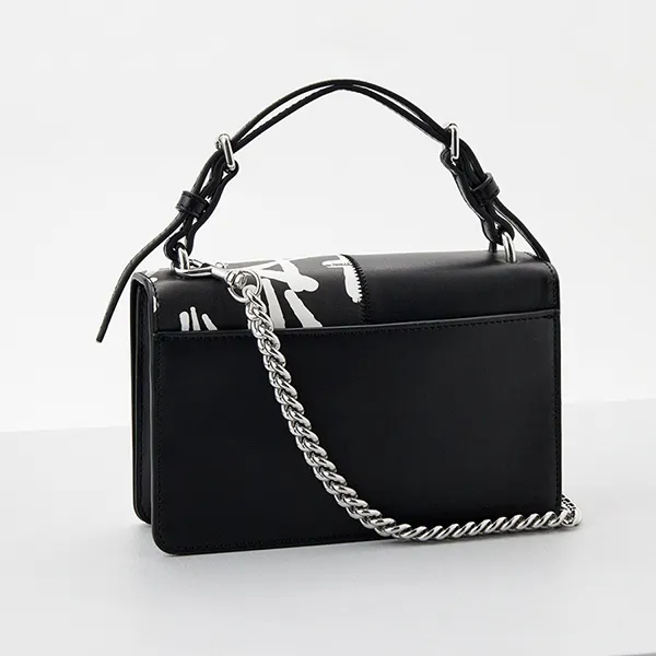Túi Xách Nữ Versace Jeans Couture Shoulder Bag 75VA4BP2 Màu Đen Họa Tiết