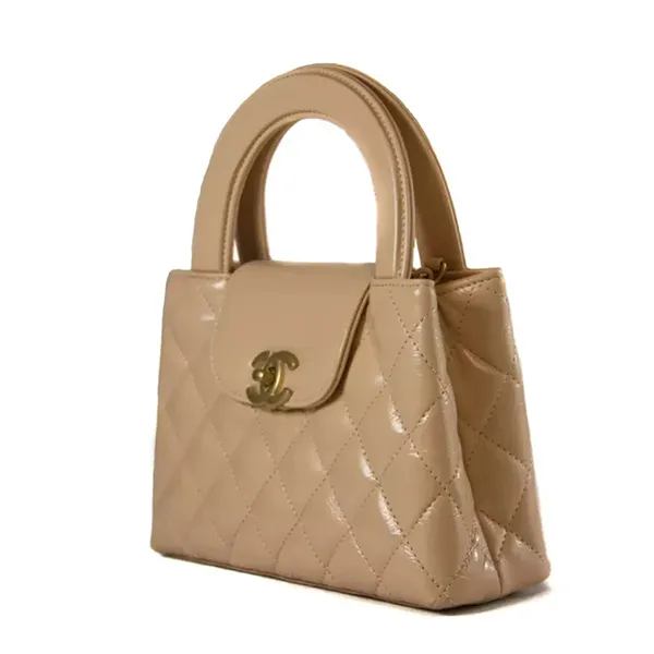 Túi Xách Tay Nữ Chanel Kelly Mini Bag Màu Beige - Túi xách - Vua Hàng Hiệu