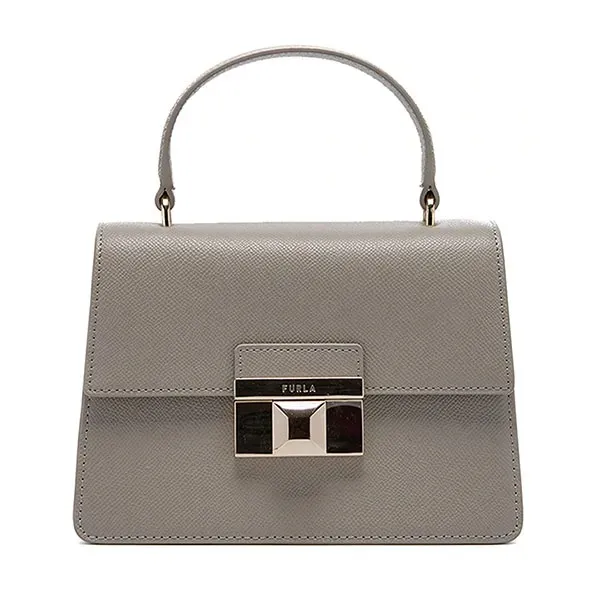 Túi Xách Tay Nữ Furla Venere Top Handle Bag Màu Xám - Túi xách - Vua Hàng Hiệu