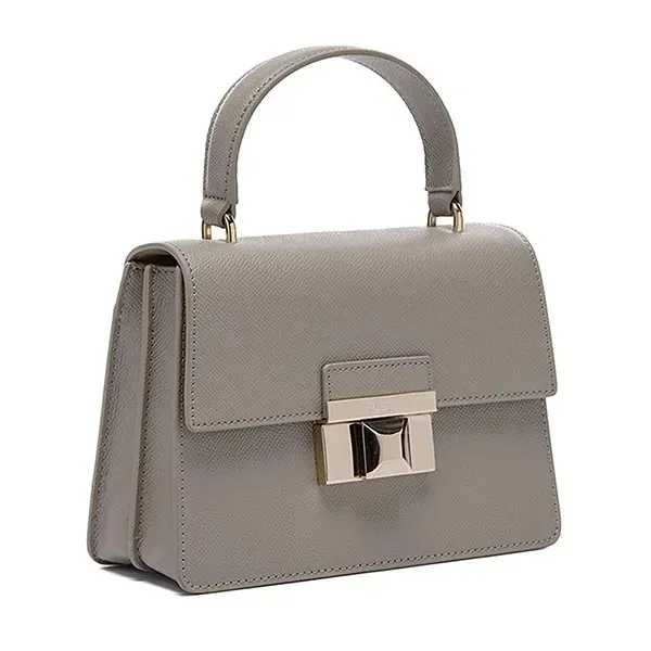 Túi Xách Tay Nữ Furla Venere Top Handle Bag Màu Xám - Túi xách - Vua Hàng Hiệu