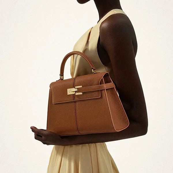 Túi Xách Tay JW Pei Elise Large Top Handle Bag Brown Màu Nâu