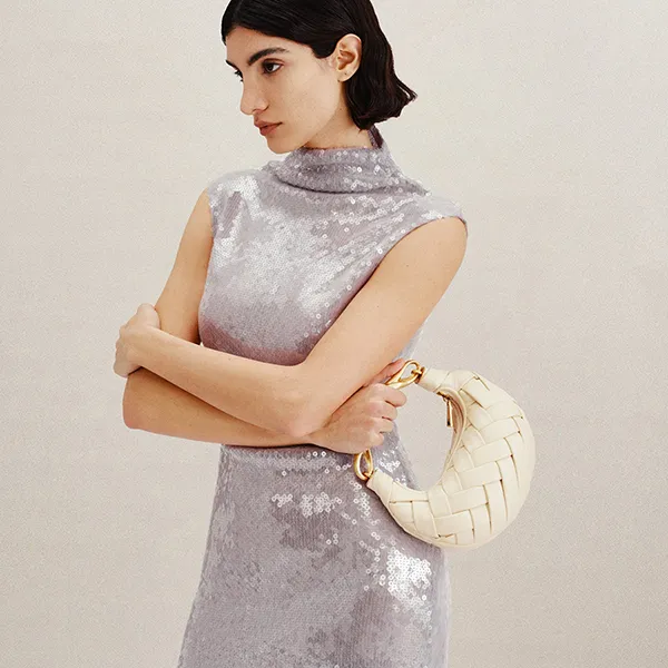 Túi Xách Tay JW Pei Orla Weave Handbag White Màu Trắng