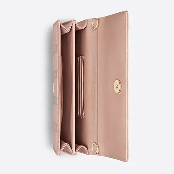 Túi Xách Tay Nữ Dior Pochette Lady Con Asa Superior Handle Bag Màu Hồng Nude